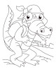 Alligator Coloring Page Alligator Coloring Page