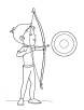 Download Archery Game coloring page | Download Free Archery Game coloring page for kids | Best Coloring Pages