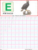Capital letter E practice worksheet