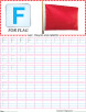 Capital letter F practice worksheet