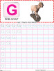 Capital letter G practice worksheet