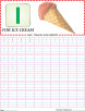 Capital letter I practice worksheet