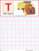 Capital letter T practice worksheet