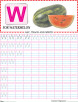 Capital letter W practice worksheet