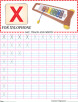 Capital letter X practice worksheet