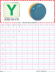 Capital letter Y practice worksheet