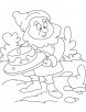 Magical dwarf coloring page | Download Free Magical dwarf coloring page