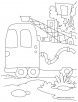 Engine at fire place coloring pages