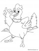 Hen coloring page 8 | Download Free Hen coloring page 8 for kids | Best