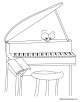 Piano coloring pages | Download Free Piano coloring pages for kids ...