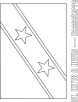 Costa Rica flag coloring page | Download Free Costa Rica flag coloring