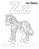 Letter Zz printable coloring pages | Download Free Letter Zz printable ...