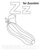 Letter Zz printable coloring pages | Download Free Letter Zz printable ...