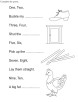 One two buckle my shoe worksheet