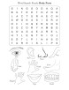 Word Search Puzzle Body Parts