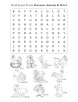 Word Search Puzzle Domestic Animals 1