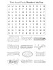 Word Search Puzzle Months of the Year