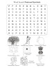 Word Search Puzzle National Symbols