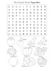 Word Search Puzzle Vegetables