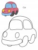 0 Level car coloring page