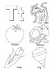 My A to Z Coloring Book Letter T coloring page