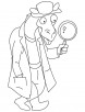 Camel a detector coloring page