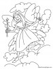 Fairy coloring page-4
