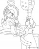 Alice in Wonderland Coloring Page