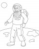 Astronauts Coloring Page