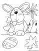Easter holiday coloring page