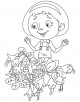 Fuchsia Flower Coloring Page
