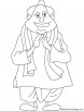 Leader politician coloring page