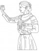 Marie Curie coloring pages