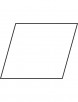 Parallelogram coloring page