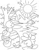 Ant Coloring Page
