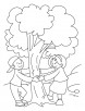 Save tree coloring pages