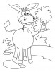 Honking donkey coloring page | Download Free Honking donkey coloring