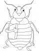 Educated and intelligent bed bug coloring pages
