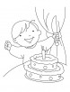 Birthday celebrations coloring pages