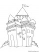 Bloody castle coloring page