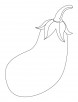 Brinjal coloring pages