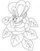 Gardenia Flower Coloring Page