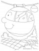 Two cable car coloring pages