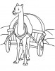 Camel cart1 coloring page