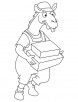 Camel delivers the packet coloring page