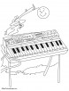 Synthesizer coloring pages