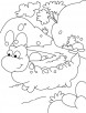 A walk regular, must for caterpillar coloring pages