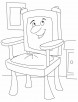 Chair coloring pages