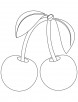 Cherry cherry coloring page