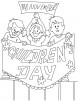 Childrens Day Coloring Page
